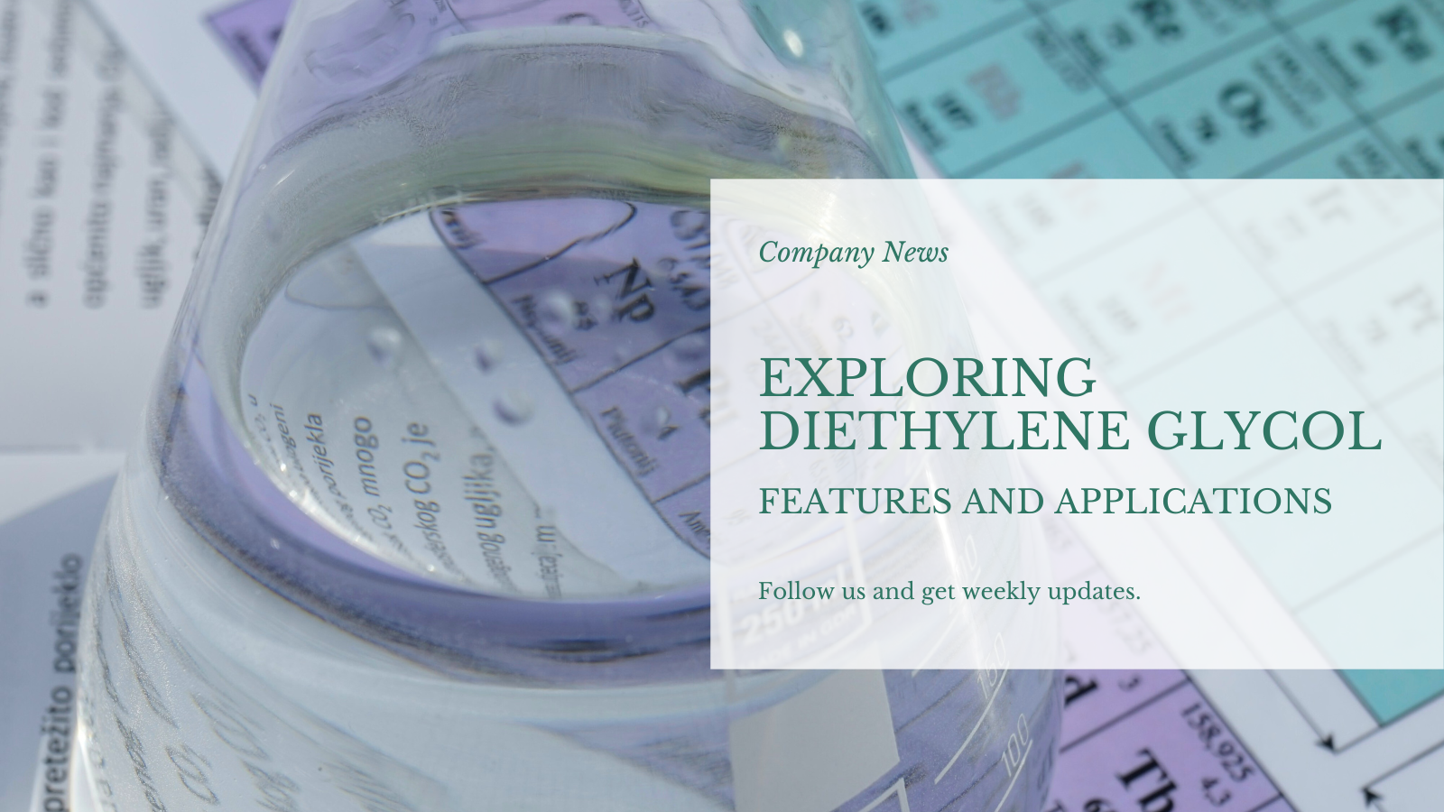Истражување на диетилен гликол: карактеристики и различни апликации